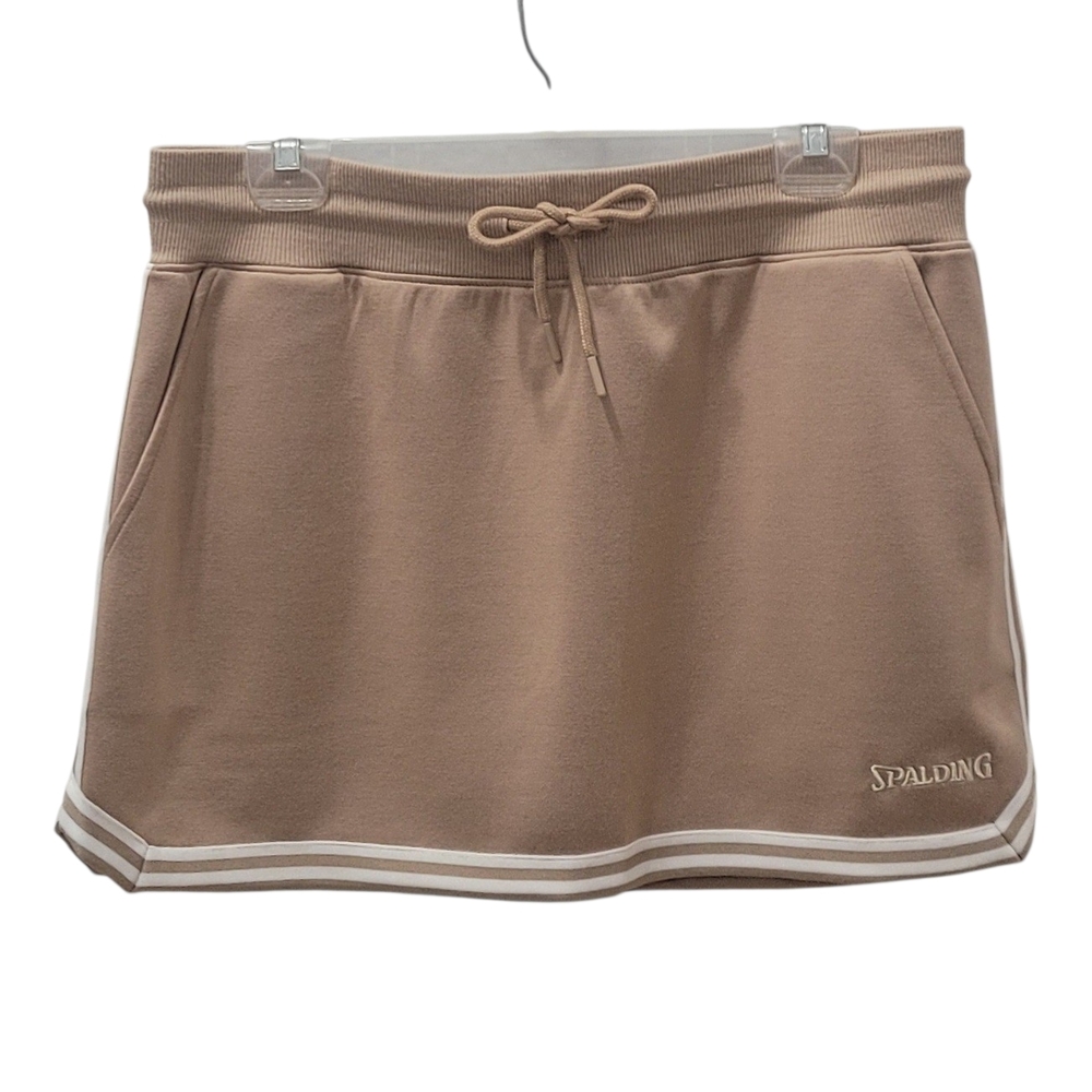 Spalding Taupe/Beige Tennis Skirt Skort Womens Size Large